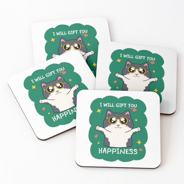 Item preview, Tiny Cat Spreading Pure Joy and Warm Hugs Energy designed and sold by TheCozyCarrier.
