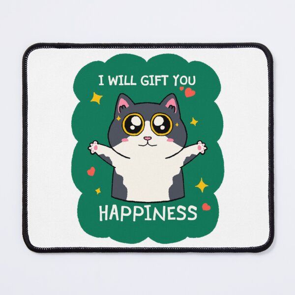 Item preview, Tiny Cat Spreading Pure Joy and Warm Hugs Energy designed and sold by TheCozyCarrier.