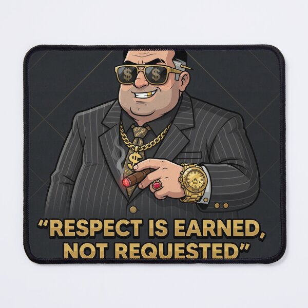 Item preview, Respect Is Earned Mafia Boss Capo designed and sold by LowBattery Social Club.