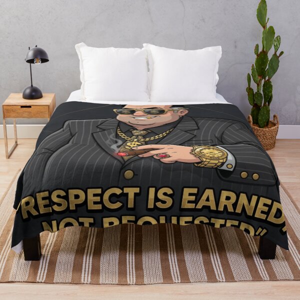Item preview, Respect Is Earned Mafia Boss Capo designed and sold by LowBattery Social Club.