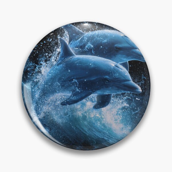 Item preview, Leaping Dolphins designed and sold by Chromatica Huevault.