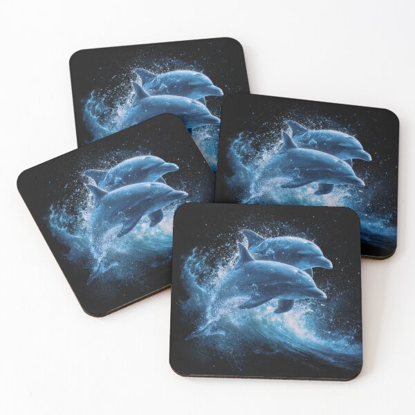 Item preview, Leaping Dolphins designed and sold by Chromatica Huevault.