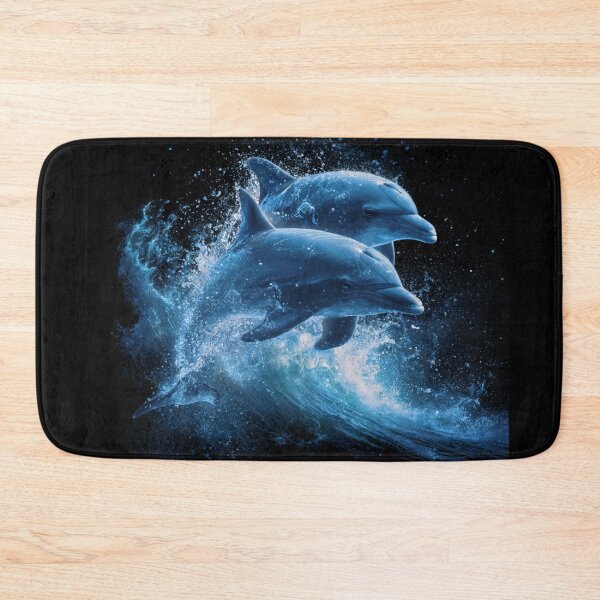 Item preview, Leaping Dolphins designed and sold by Chromatica Huevault.