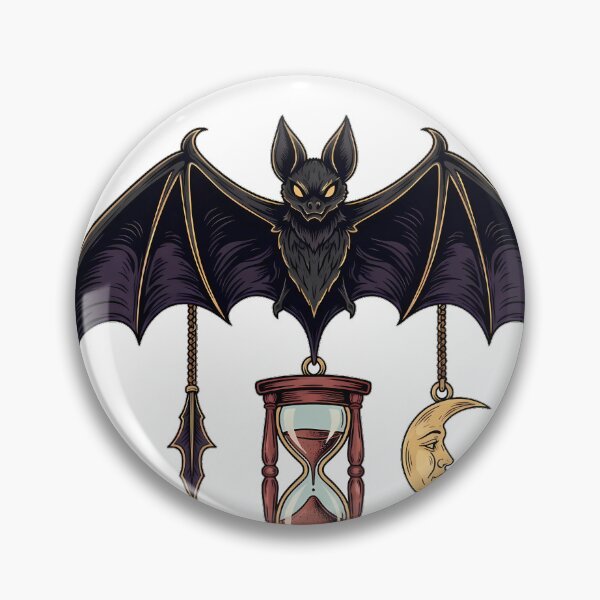 Item preview, Bat Hourglass Bookend Gift designed and sold by IllumeInk.