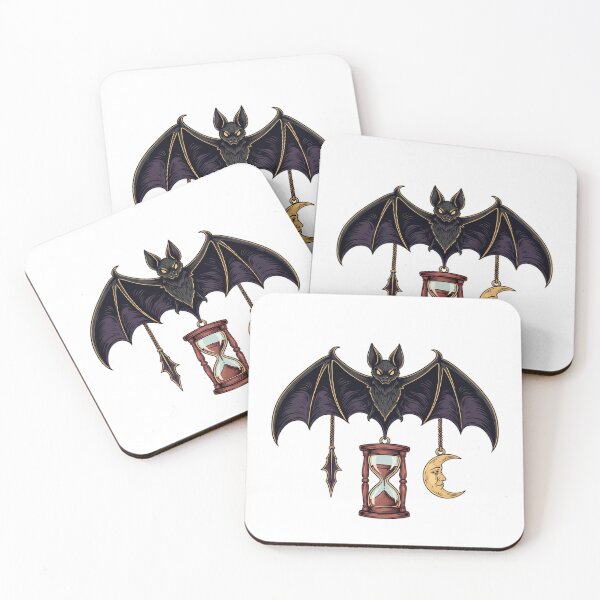Item preview, Bat Hourglass Bookend Gift designed and sold by IllumeInk.