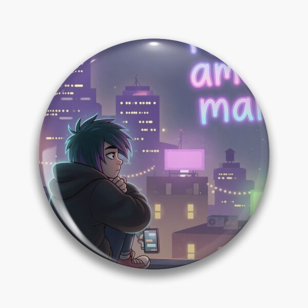 Item preview, Alone Among Many Lofi Aesthetic City designed and sold by LowBattery Social Club.