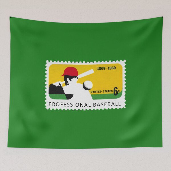 Artikelvorschau, USA 1960s vintage postage stamp – 100 years of baseball entworfen und verkauft von Schulz Lightprint Studio.