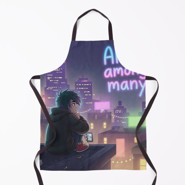 Item preview, Alone Among Many Lofi Aesthetic City designed and sold by LowBattery Social Club.