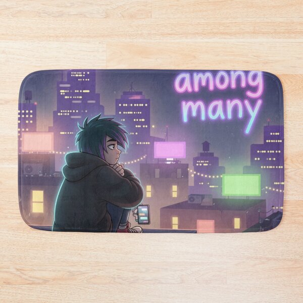 Item preview, Alone Among Many Lofi Aesthetic City designed and sold by LowBattery Social Club.