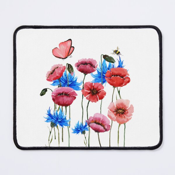 Item preview, Wild Poppies And Cornflowers. designed and sold by Dinasshop.