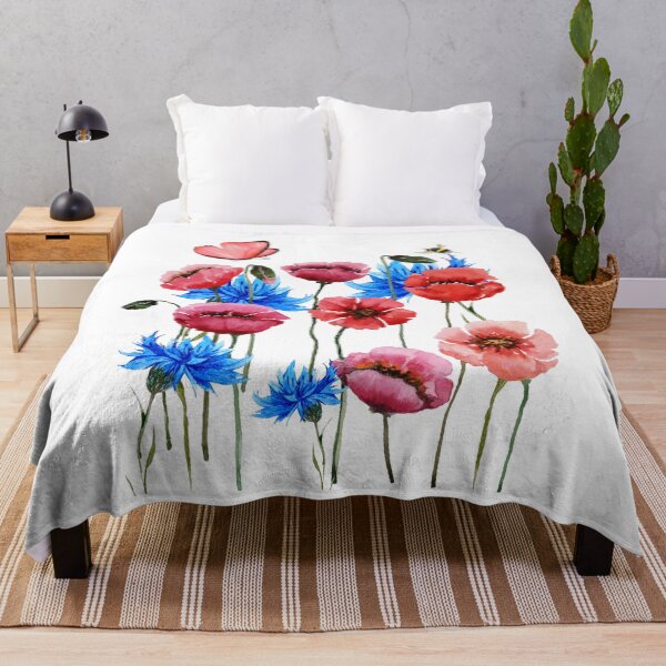 Item preview, Wild Poppies And Cornflowers. designed and sold by Dinasshop.