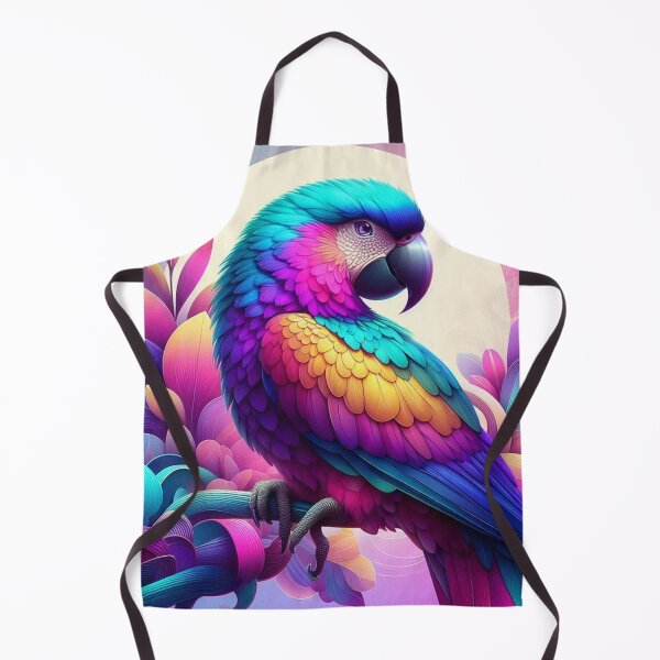 Item preview, Rainbow Parrot – Vibrant Digital Art designed and sold by Dogandesighn.