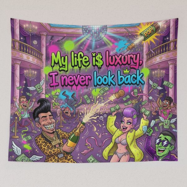 Item preview, My Life Is Luxury Party Celebration designed and sold by LowBattery Social Club.
