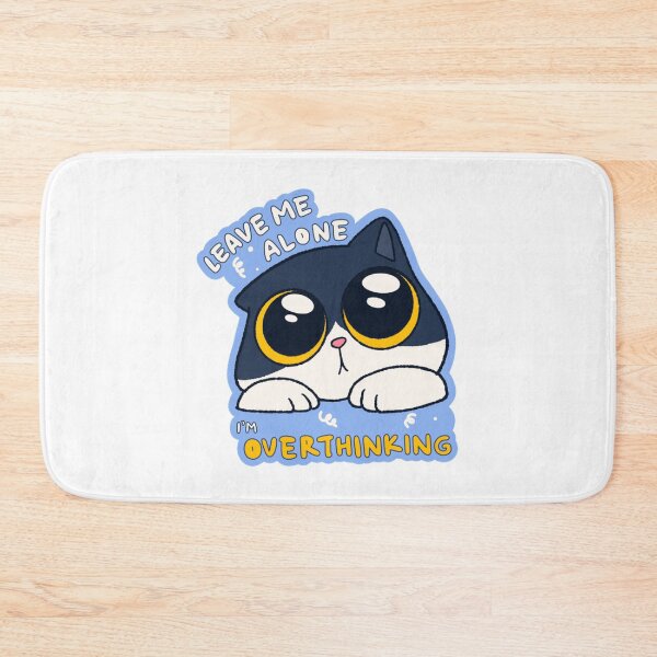 Item preview, Wide Eyed Cat Lost in Thoughts Quiet Anxiety Mood designed and sold by TheCozyCarrier.