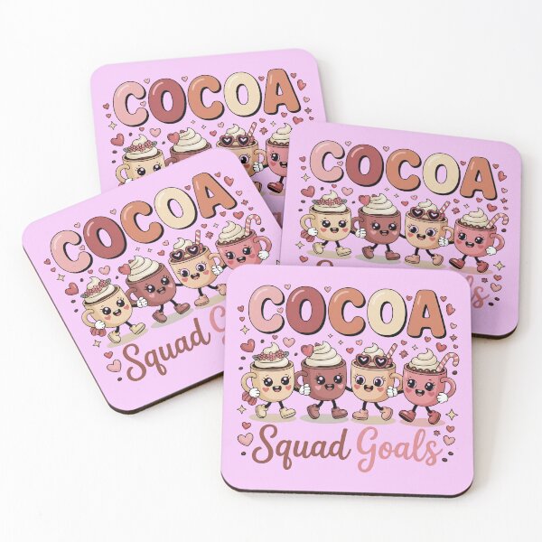 Item preview, Kawaii Cocoa Friends designed and sold by Vibe Candy studio..
