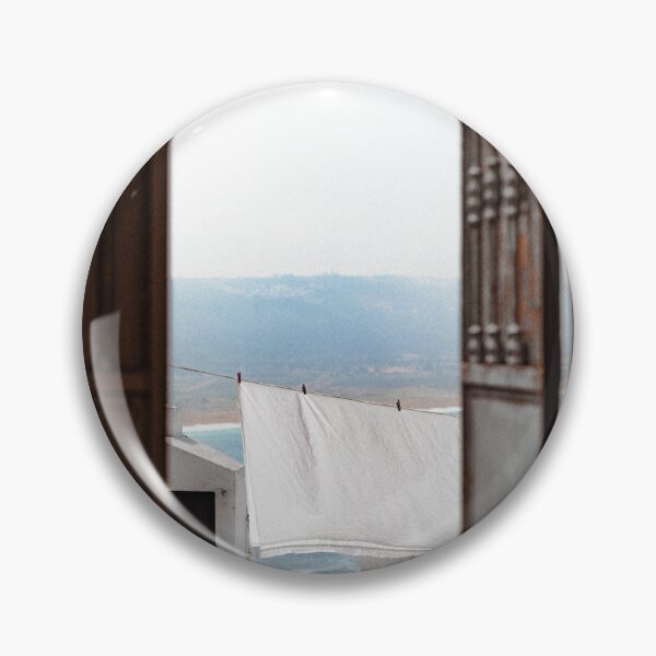 Item preview, White laundry drying in the open air designed and sold by @Mirettes_et_gambettes.
