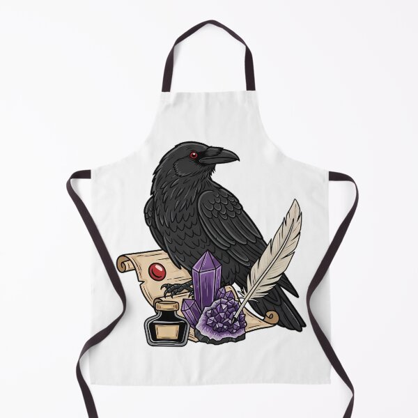 Item preview, Amethyst Crystal Raven Quill and Ink Bottle Gift designed and sold by IllumeInk.