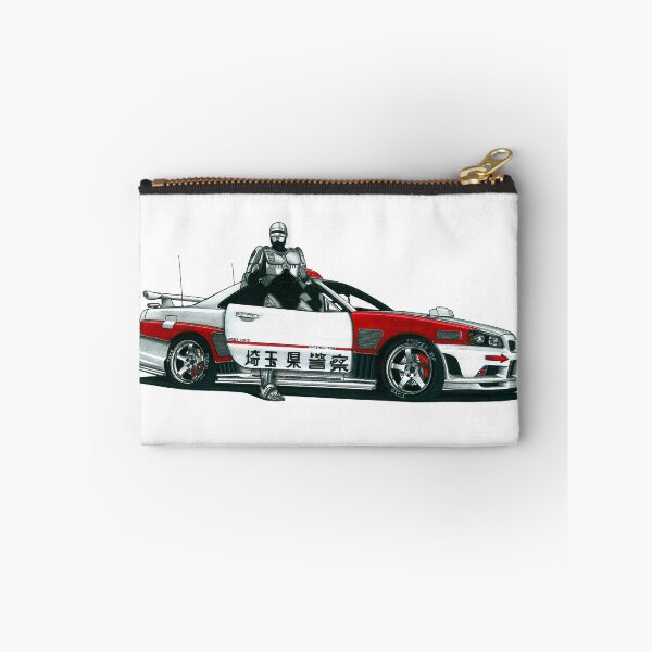 Item preview, Exclusive drawing legendary jdm sci-fi police sport car Skyline GTR R34 and robot driver designed and sold by Cars23.