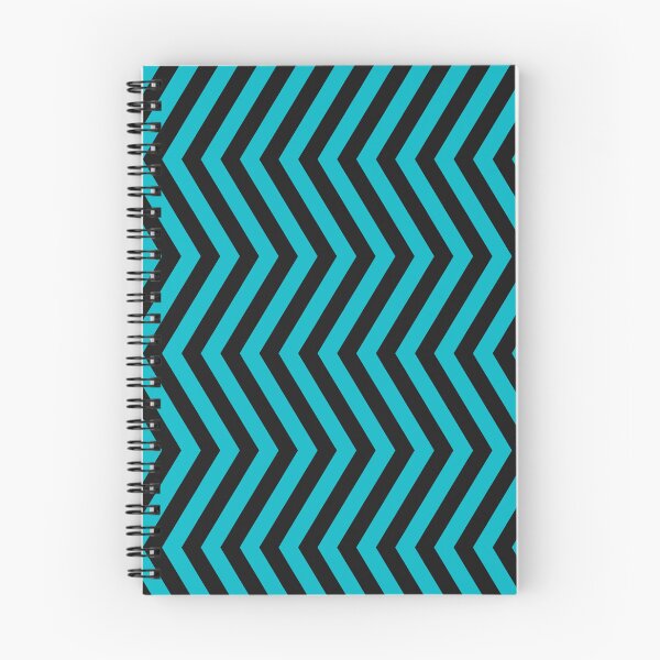 Item preview, Cyan And Black Chevron Zigzag Pattern designed and sold by pattern-archive.