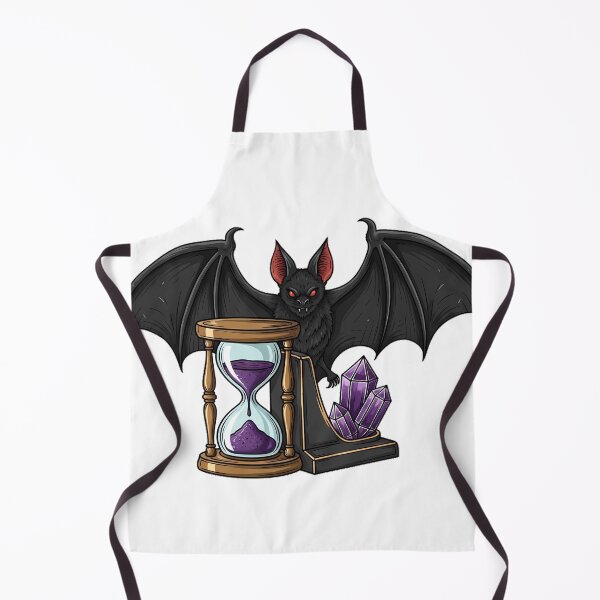 Item preview, Amethyst Crystal Bat Hourglass Bookend Gift designed and sold by IllumeInk.