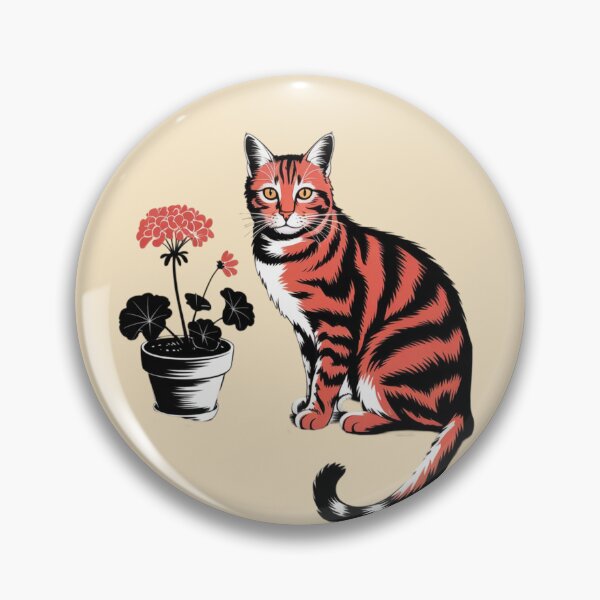Item preview, A tabby cat with orange and black stripes  designed and sold by 123ks.