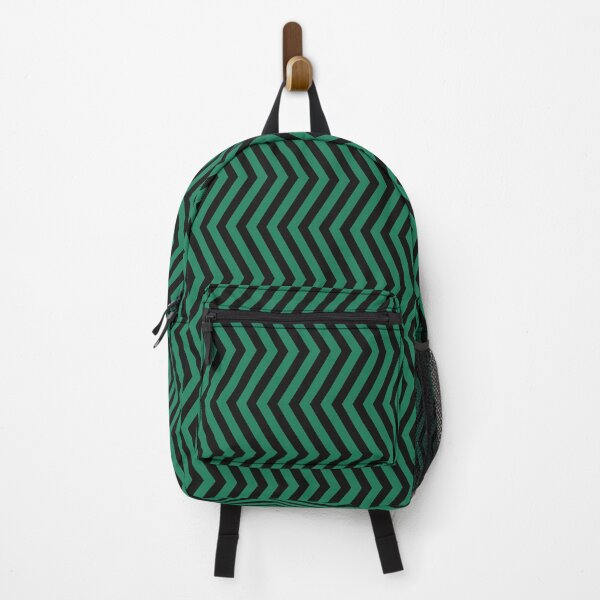 Item preview, Green And Black Chevron Zigzag Pattern designed and sold by pattern-archive.