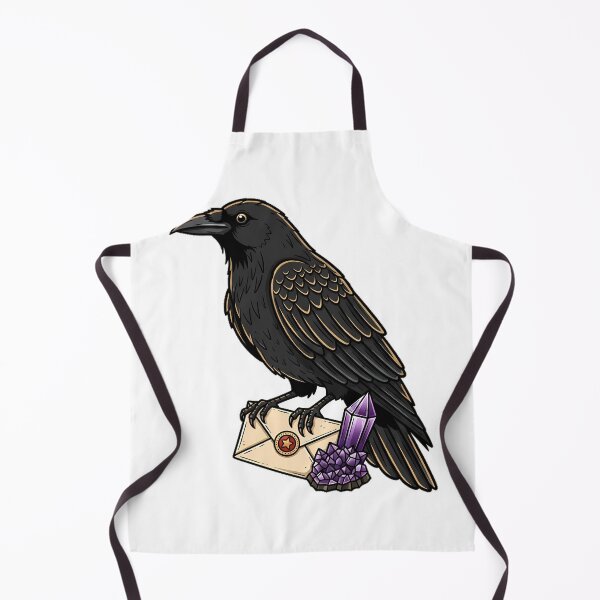 Item preview, Amethyst Crystal Crow Sealed Blank Letter Gift designed and sold by IllumeInk.