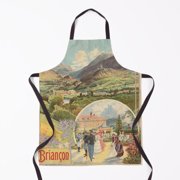 Item preview, Vintage Travel Poster | Paris-Lyon-Méditerranée Railway | Briançon French Alps Art Nouveau | 19th Century Scenic Illustration designed and sold by artofuniverse.