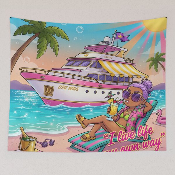 Item preview, I Live Life My Own Way Yacht Life designed and sold by LowBattery Social Club.