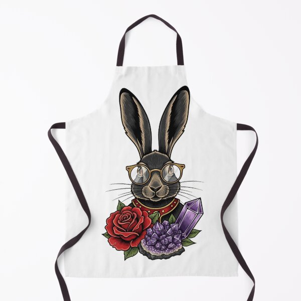 Item preview, Amethyst Crystal Hare Reading Glasses and Rose Gift designed and sold by IllumeInk.