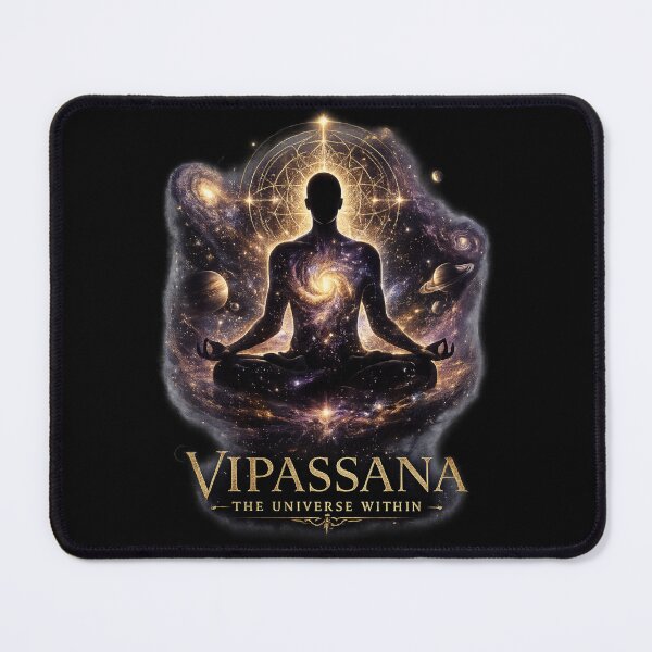 Item preview, Vipassana Universe Within – Cosmic Mindfulness & Spiritual Design designed and sold by ArtsyExplorer.