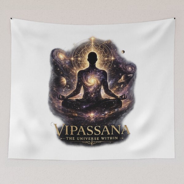 Item preview, Vipassana Universe Within – Cosmic Mindfulness & Spiritual Design designed and sold by ArtsyExplorer.