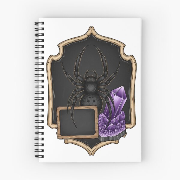 Item preview, Amethyst Crystal Spider Small Chalk Slate Gift designed and sold by IllumeInk.