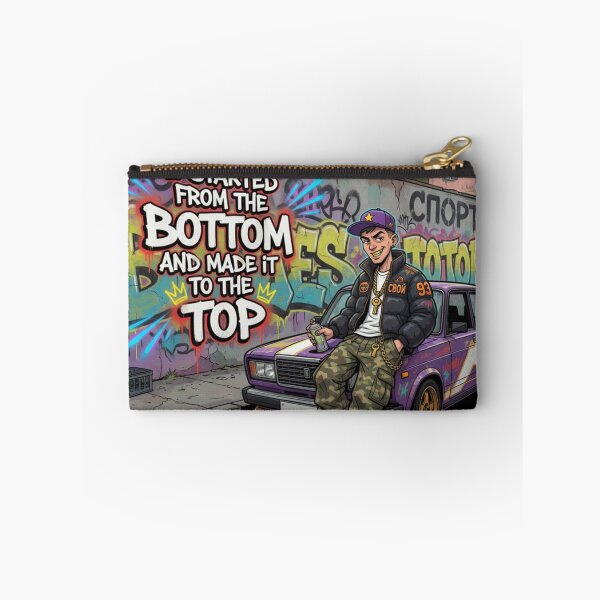 Item preview, Started From The Bottom Streetwear Hustle designed and sold by LowBattery Social Club.