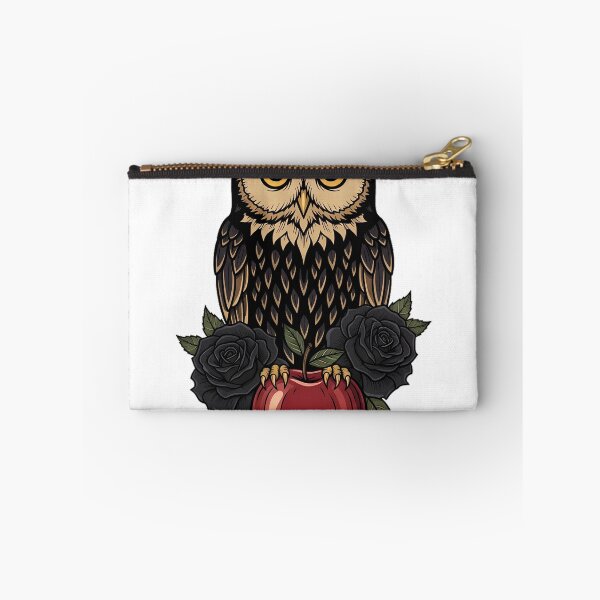 Item preview, Owl Velvet Ribbon Apple Gift designed and sold by IllumeInk.