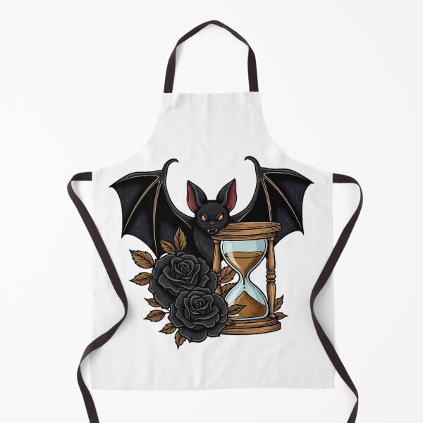 Item preview, Bat Velvet Ribbon Hourglass Bookend Gift designed and sold by IllumeInk.