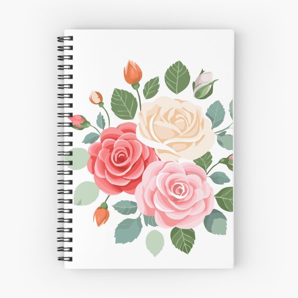 Item preview, Romantic Roses and Buds – Floral Art designed and sold by vonalvarazs.