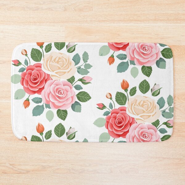 Item preview, Romantic Roses and Buds – Floral Art designed and sold by vonalvarazs.