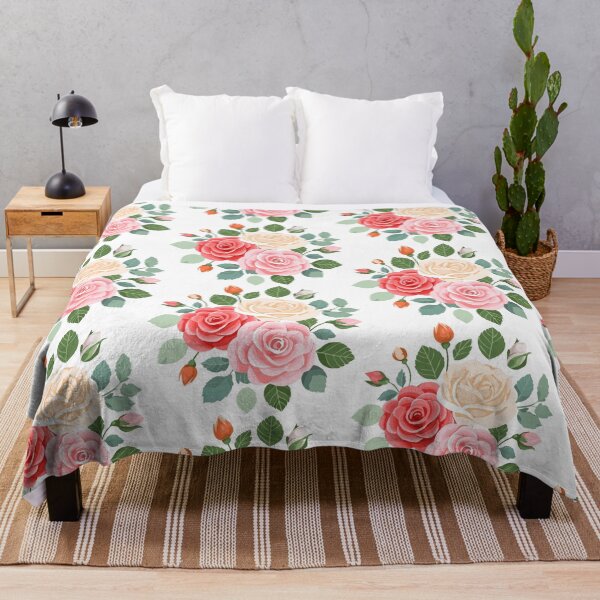 Item preview, Romantic Roses and Buds – Floral Art designed and sold by vonalvarazs.