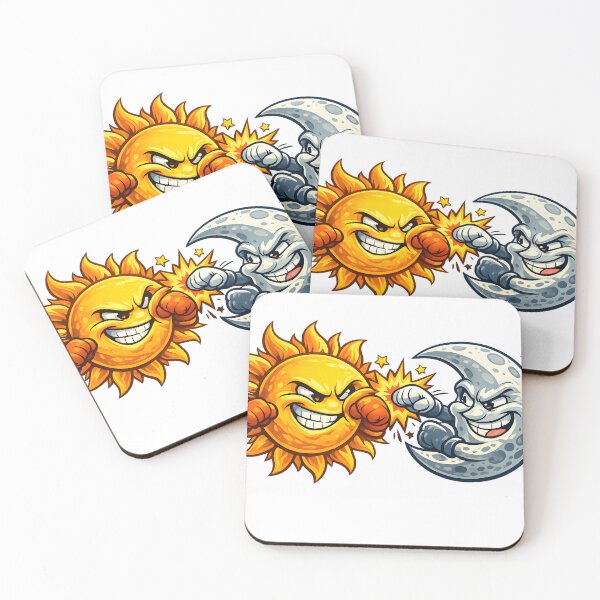 Item preview, the sun and the moon are fighting each other designed and sold by Troll Art & Delete.