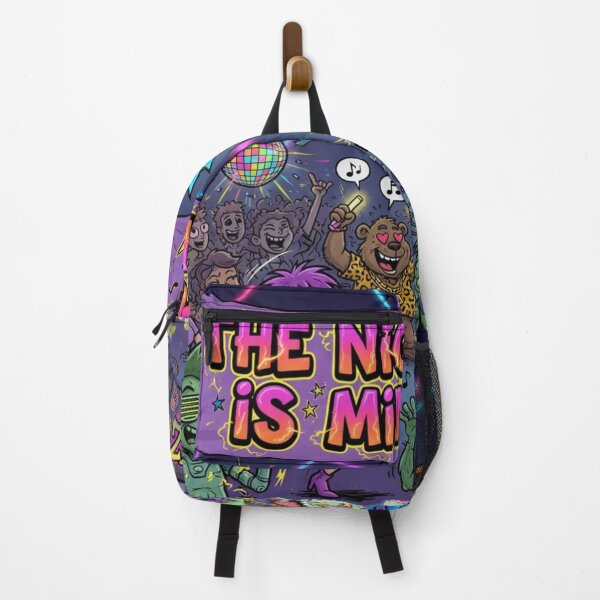 Item preview, The Night Is Mine DJ Party Vibe designed and sold by LowBattery Social Club.