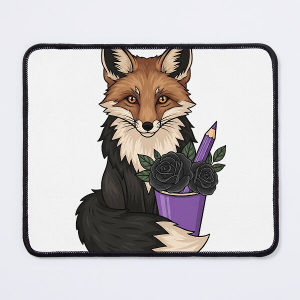 Item preview, Fox Velvet Ribbon Violet Pencil Cup Gift designed and sold by IllumeInk.