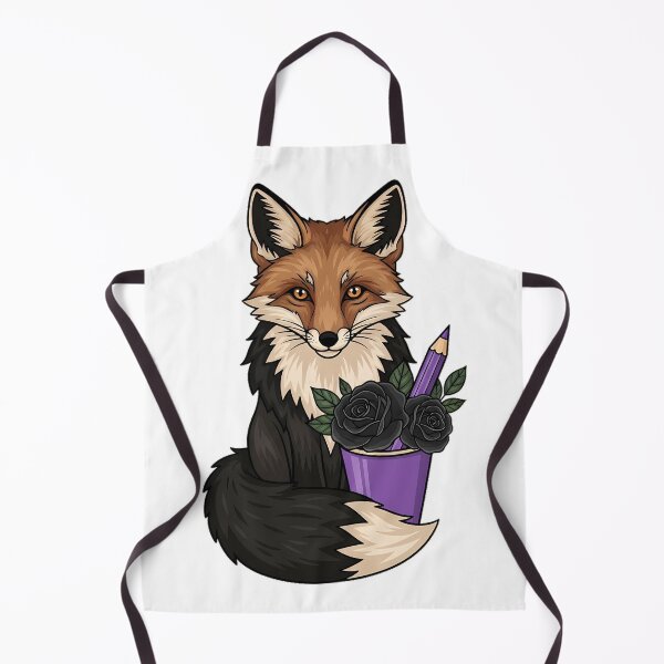 Item preview, Fox Velvet Ribbon Violet Pencil Cup Gift designed and sold by IllumeInk.