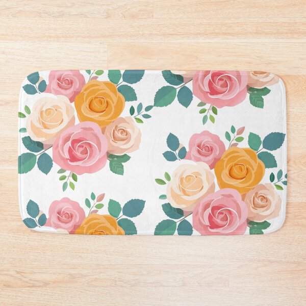 Item preview, Cream and Pink Roses Botanical Design designed and sold by vonalvarazs.