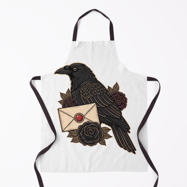 Item preview, Crow Velvet Ribbon Sealed Blank Letter Gift designed and sold by IllumeInk.