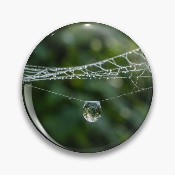 Item preview, Droplet suspended from a spiderweb designed and sold by Malisa345.