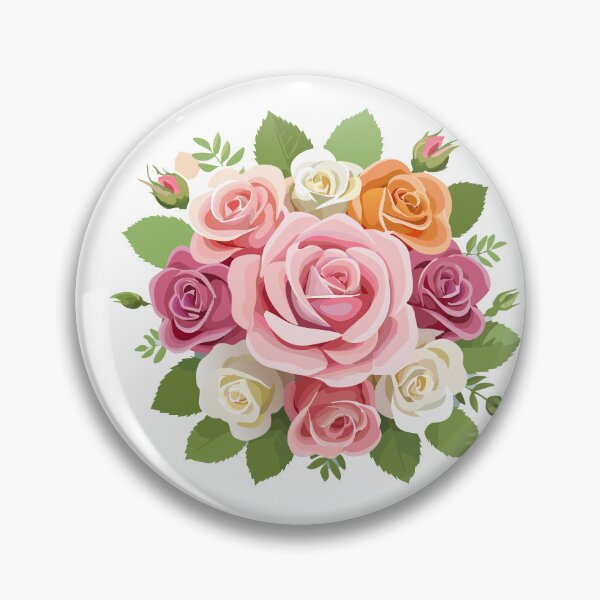 Item preview, Classic Rose Arrangement – Soft Floral Artwork designed and sold by vonalvarazs.