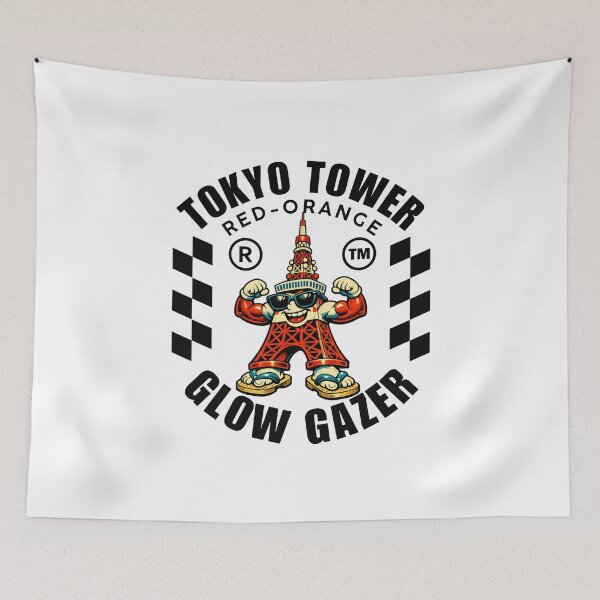Item preview, Tokyo tower red-orange glow gazer designed and sold by Peerless-Prime.