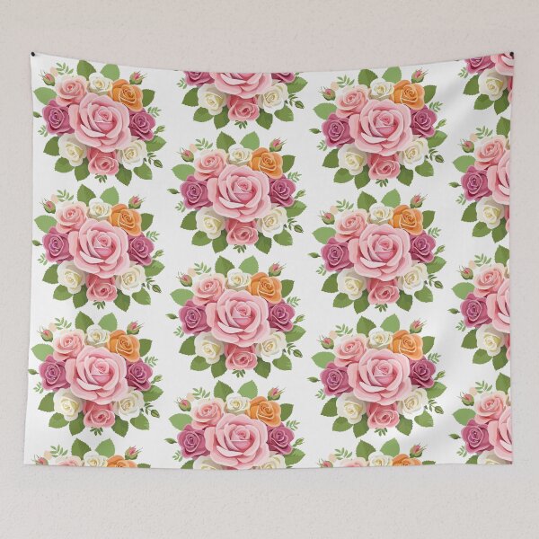 Item preview, Classic Rose Arrangement – Soft Floral Artwork designed and sold by vonalvarazs.