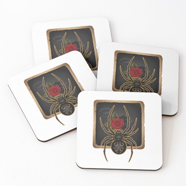 Item preview, Spider Velvet Ribbon Small Chalk Slate Gift designed and sold by IllumeInk.